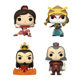Funko Pop! Avatar The Last Airbender Set of 4: Admiral Zhao, Fire Lord Ozai, Suki and Ty Lee